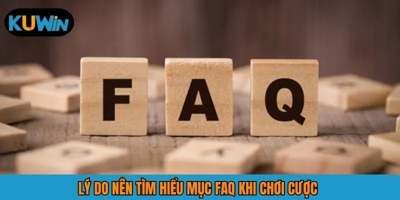 Lý do nên tìm hiểu mục FAQ khi chơi cược